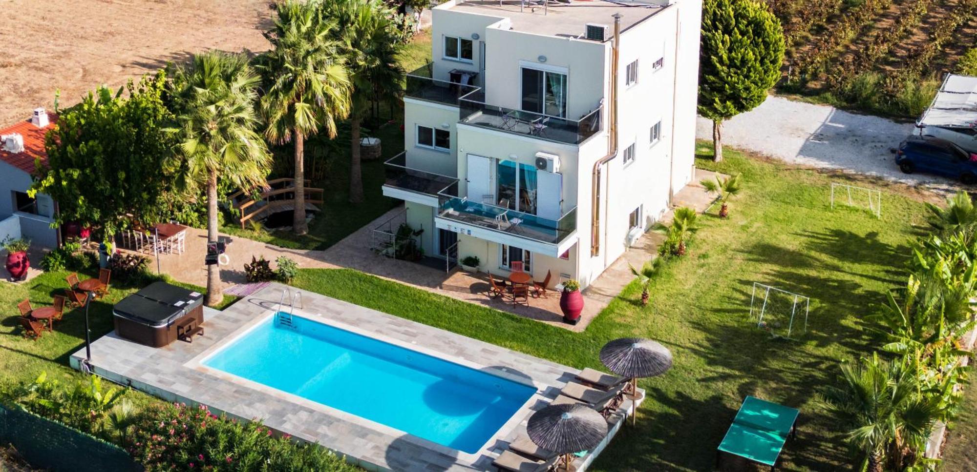 Martimi Apartments - 200M From Drapanias Beach - Pool - Hot Tub - Sauna - Bbq Kissamos Ngoại thất bức ảnh